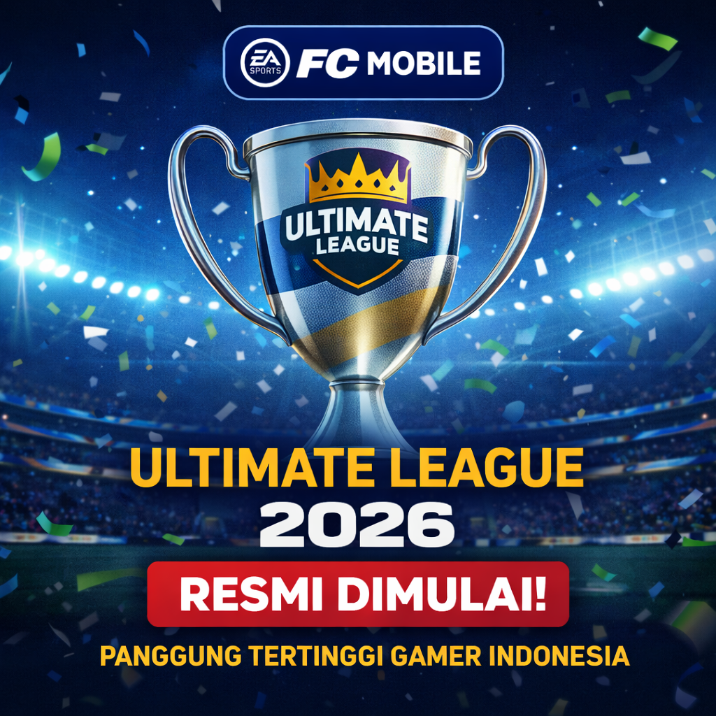 Dunia esports mobile di Indonesia kembali diramaikan dengan hadirnya FC Mobile Ultimate League 2026. Turnamen ini menjadi salah satu kompetisi paling prestisius bagi para pemain game sepak bola digital, sekaligus menjadi titik puncak dari rangkaian event sebelumnya.