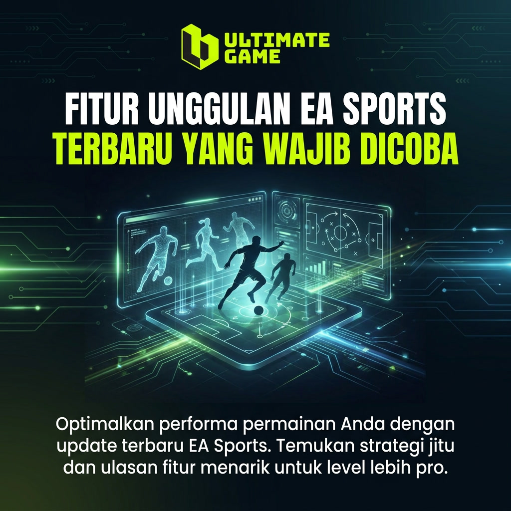 Pemain profesional sedang menganalisis strategi di website casino dan game EA SPORT.