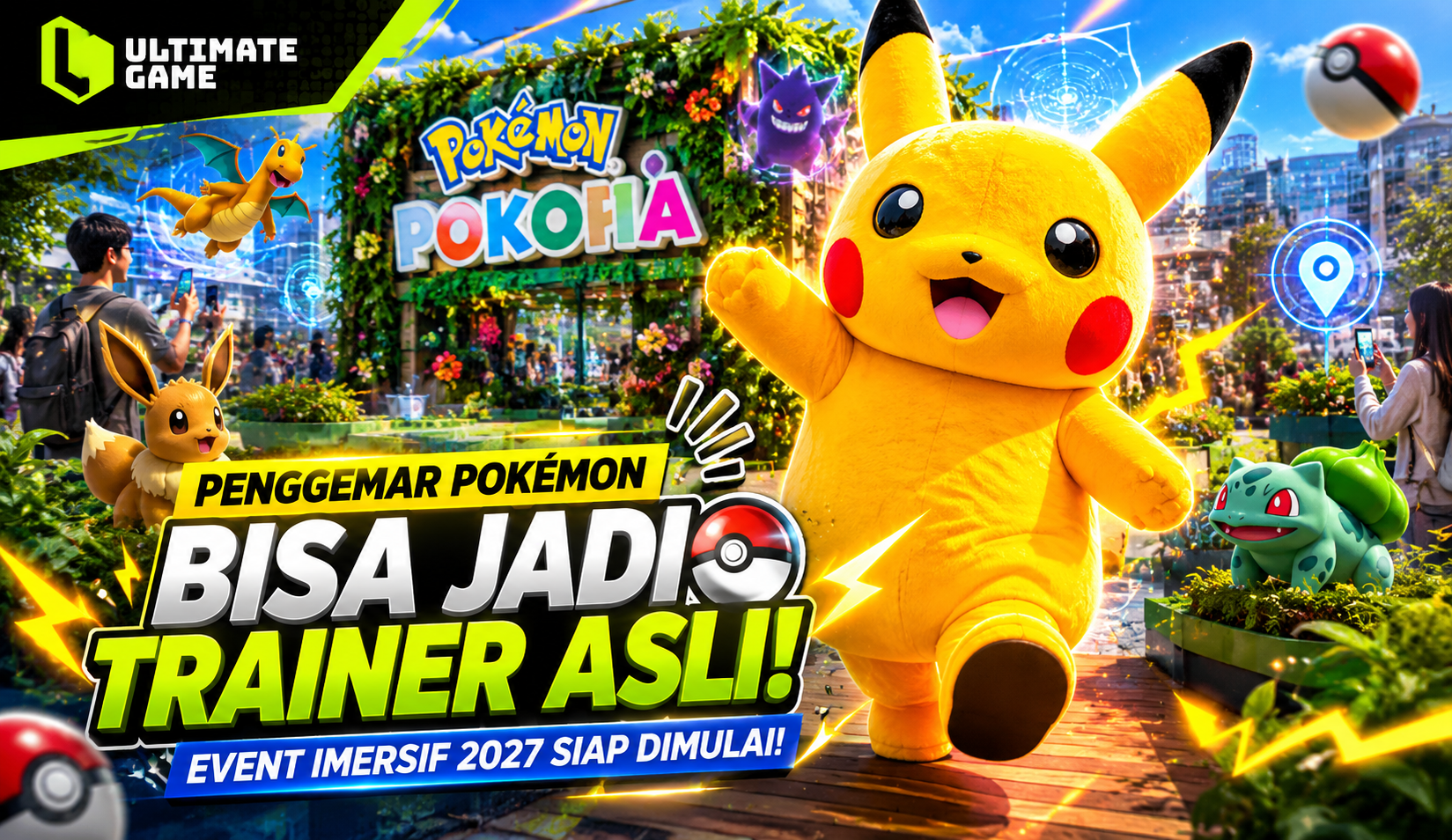 Penggemar Pokémon Bisa Jadi Trainer Asli di Event Imersif 2027