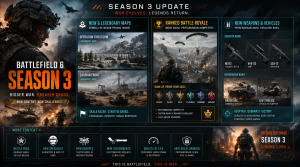 Battlefield 6 Season 3 Hadirkan Map Legendaris dan Mode Ranked Battle Royale