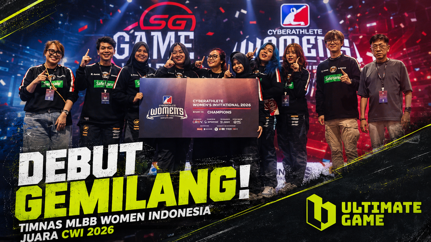 Timnas MLBB Women Indonesia Juara Cyberathlete Women’s Invitational 2026