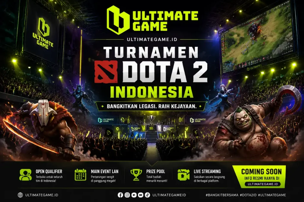 Photo Turnamen dota x ultimategame.id