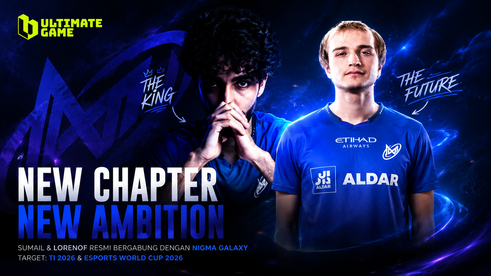 Nigma Galaxy Resmi Pulangkan SumaiL dan Datangkan Lorenof untuk Misi TI 2026